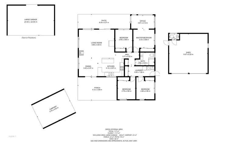 Floorplan of Homely house listing, 46 Fryers Road, Hervey Range QLD 4817