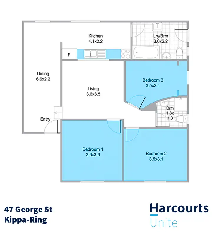 Floorplan of Homely house listing, 47 George Street, Kippa-Ring QLD 4021