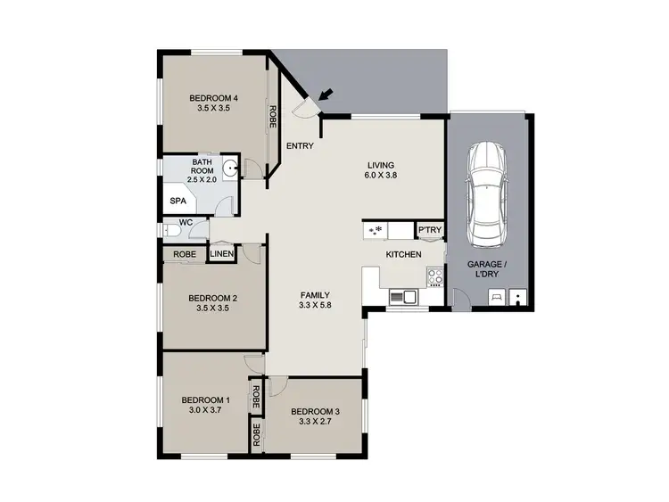 Floorplan of Homely house listing, 268 Auckland Street, South Gladstone QLD 4680