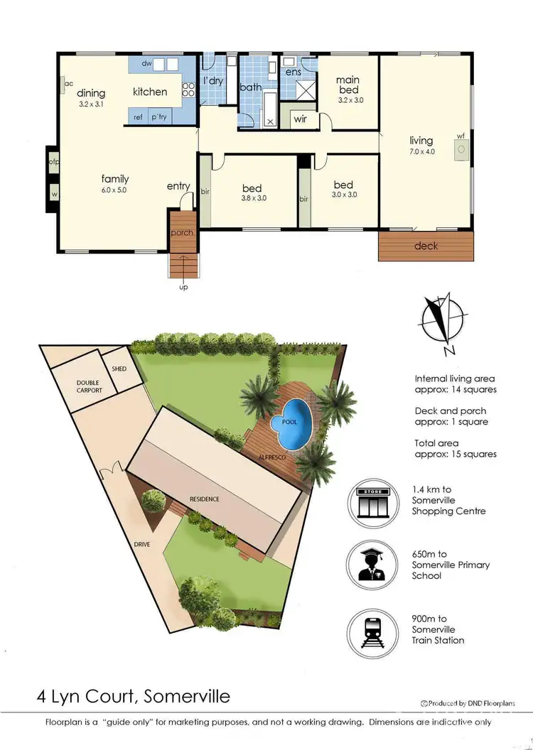 Floorplan of Homely house listing, 4 Lyn Court, Somerville VIC 3912