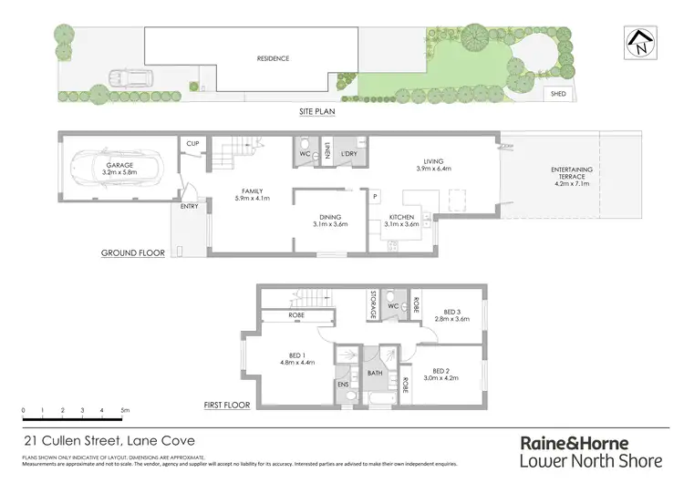 Floorplan of Homely house listing, 21 Cullen Street, Lane Cove NSW 2066