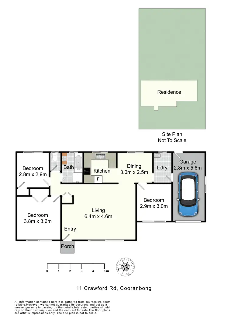 Floorplan of Homely house listing, 11 Crawford Road, Cooranbong NSW 2265