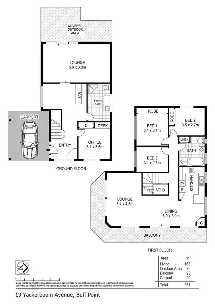 Floorplan of Homely house listing, 19 Yackerboom Avenue, Buff Point NSW 2262