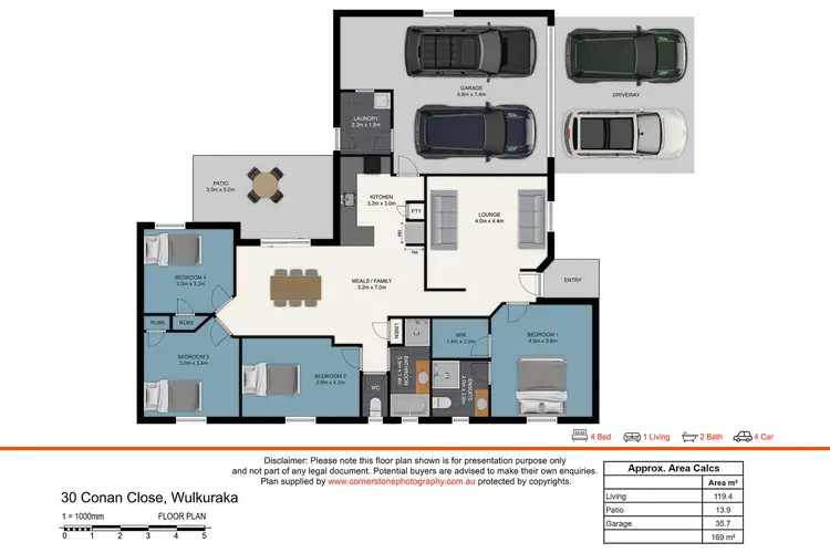 Floorplan of Homely house listing, 30 Conan Close, Wulkuraka QLD 4305
