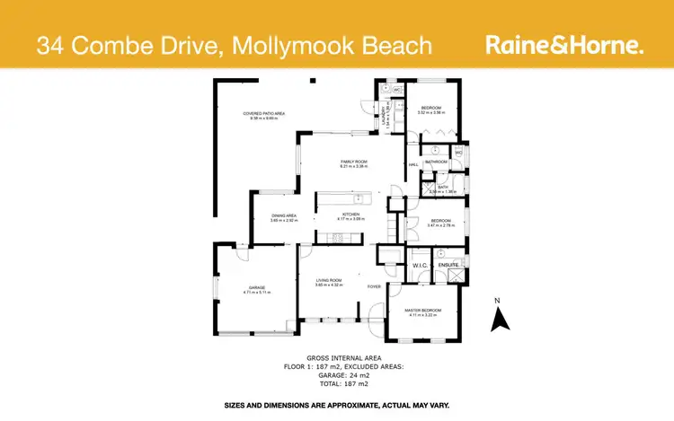 Floorplan of Homely house listing, 34 Combe Drive, Mollymook Beach NSW 2539