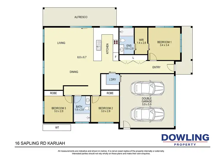 Floorplan of Homely house listing, 16 Sapling Road, Karuah NSW 2324