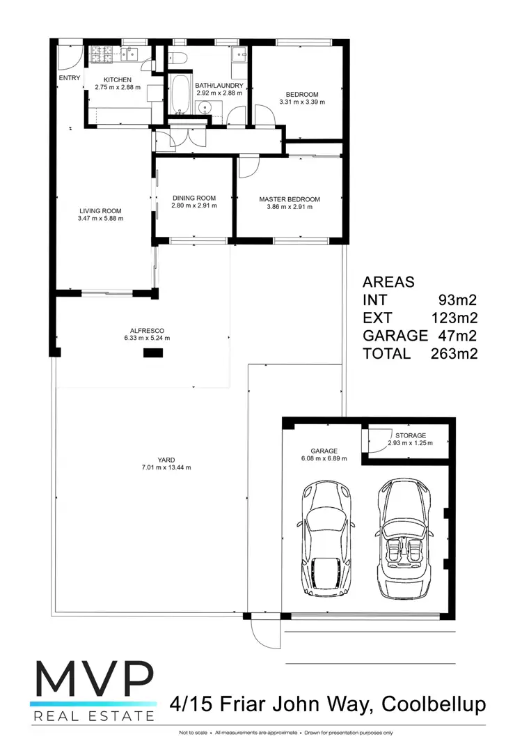 Floorplan of Homely apartment listing, 4/15 Friar John Way, Coolbellup WA 6163