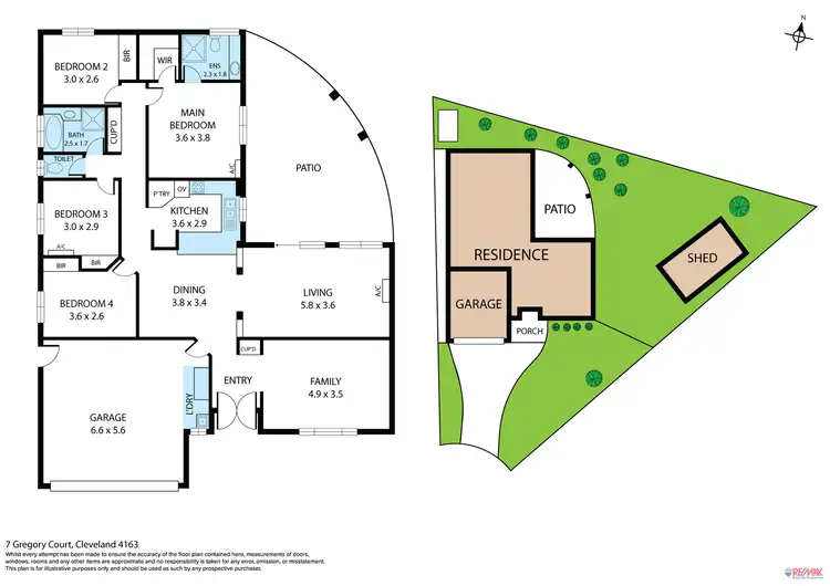 Floorplan of Homely house listing, 7 Gregory Court, Cleveland QLD 4163