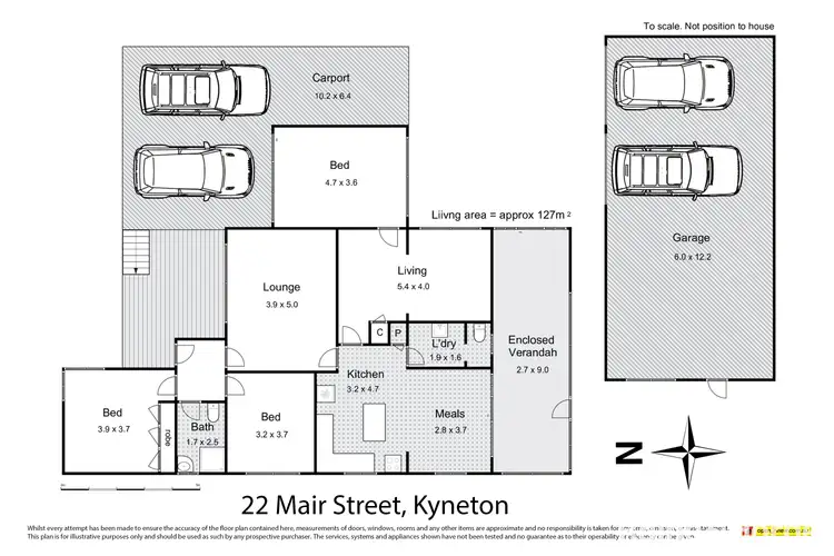 Floorplan of Homely house listing, 22 Mair Street, Kyneton VIC 3444