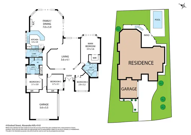 Floorplan of Homely house listing, 4 Kindred Street, Alexandra Hills QLD 4161