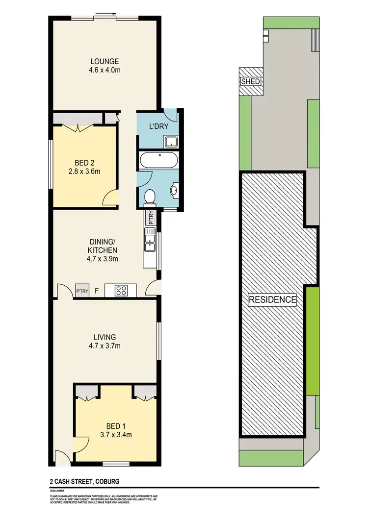 Floorplan of Homely house listing, 5/41-43 Cash Street, Coburg VIC 3058