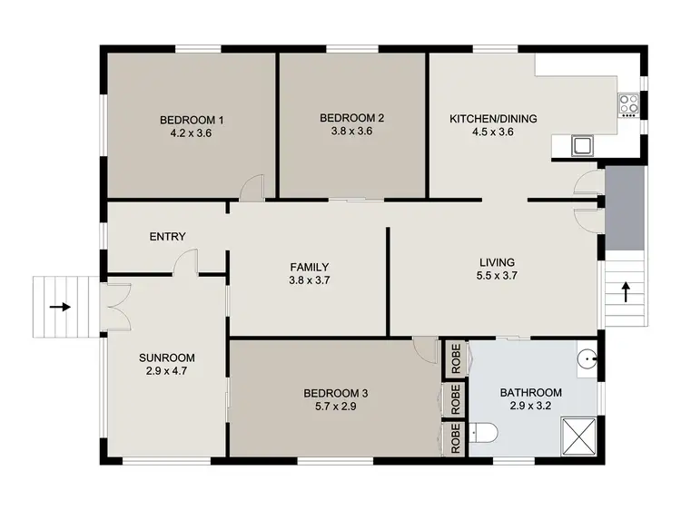 Floorplan of Homely house listing, 6 Butler Street, Yarwun QLD 4694