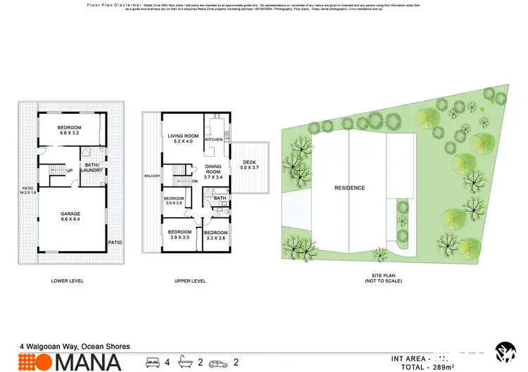 Floorplan of Homely house listing, 4 Walgooan Way, Ocean Shores NSW 2483