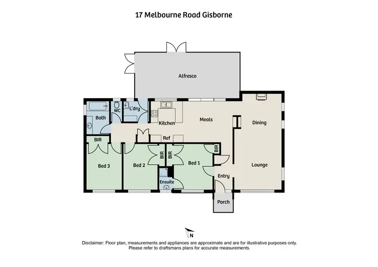 Floorplan of Homely house listing, 17 Melbourne Road, Gisborne VIC 3437