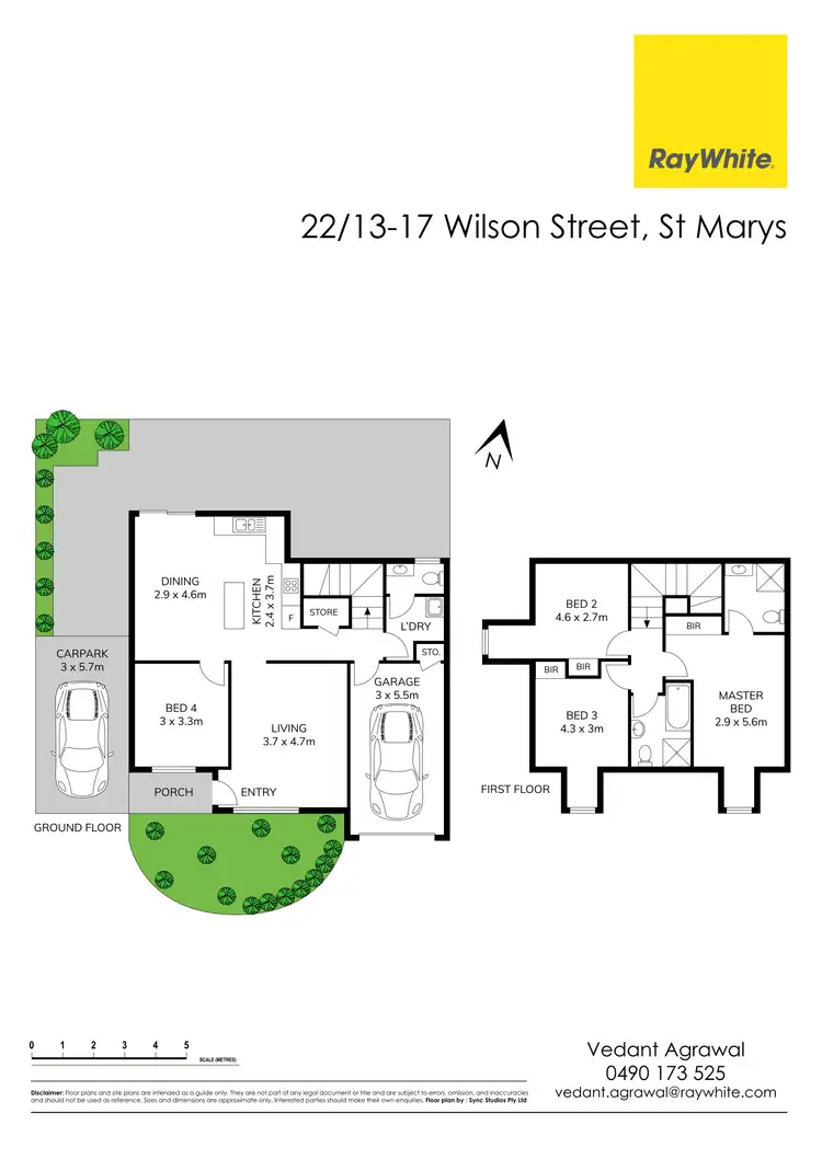 Floorplan of Homely townhouse listing, 22/13-17 Wilson Street, St Marys NSW 2760