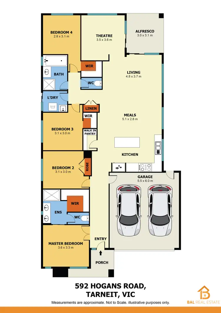 Floorplan of Homely house listing, 592 Hogans Road, Tarneit VIC 3029