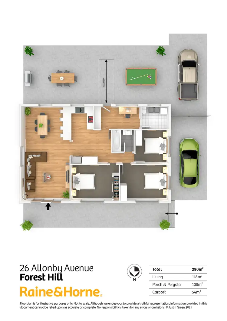 Floorplan of Homely house listing, 26 Allonby Avenue, Forest Hill NSW 2651