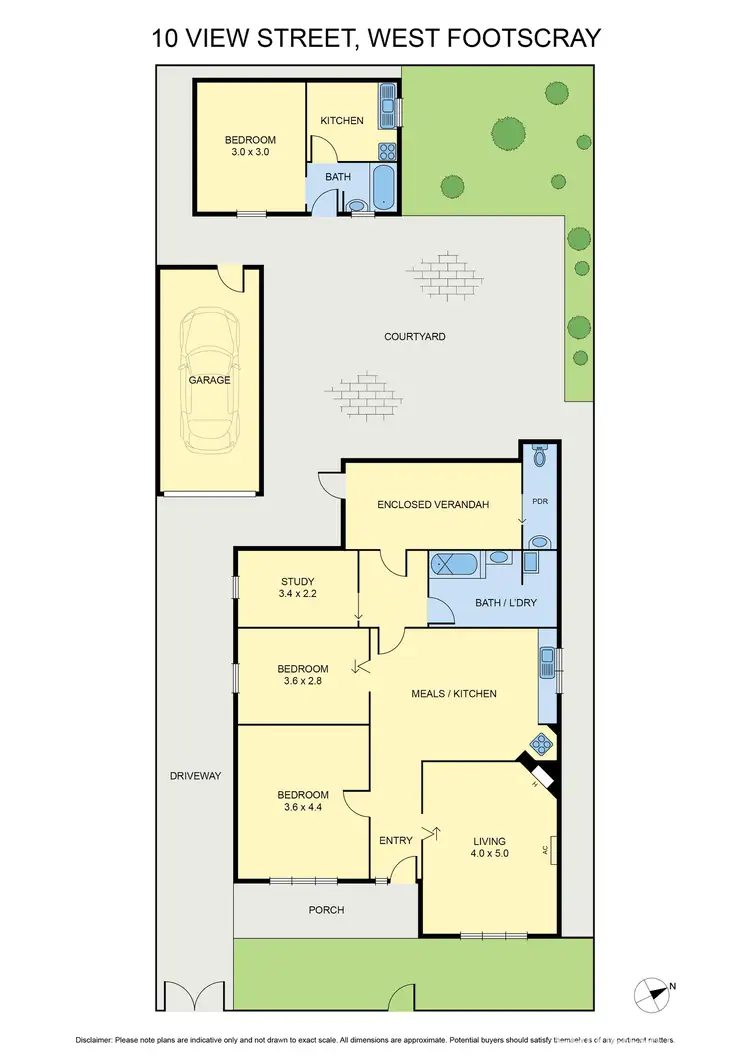 Floorplan of Homely house listing, 10 View St, West Footscray VIC 3012