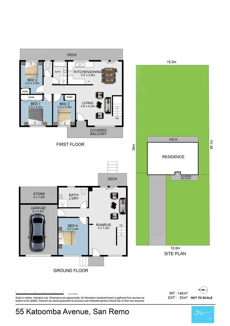Floorplan of Homely house listing, 55 Katoomba Ave, San Remo NSW 2262