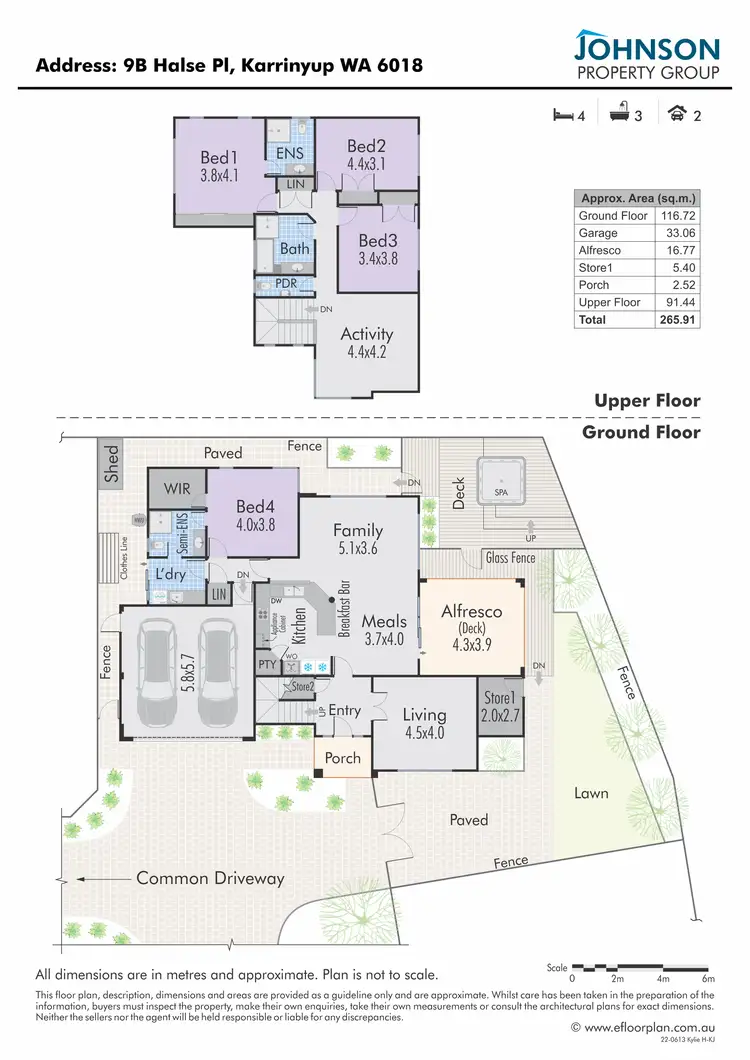 Floorplan of Homely house listing, 9b Halse Place, Karrinyup WA 6018
