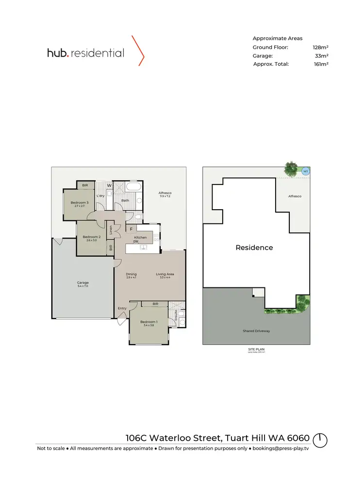 Floorplan of Homely house listing, 106C Waterloo Street, Tuart Hill WA 6060