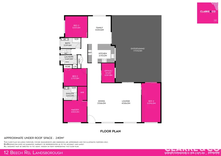 Floorplan of Homely house listing, 12 Beech Road, Landsborough QLD 4550