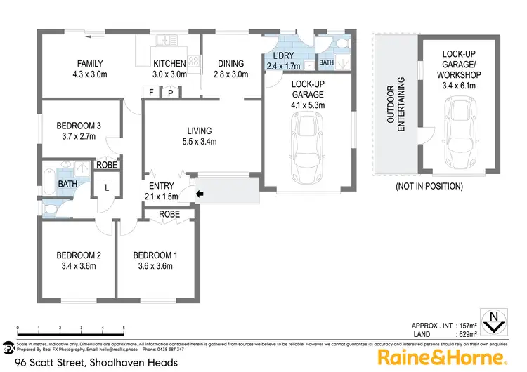 Floorplan of Homely house listing, 96 Scott Street, Shoalhaven Heads NSW 2535