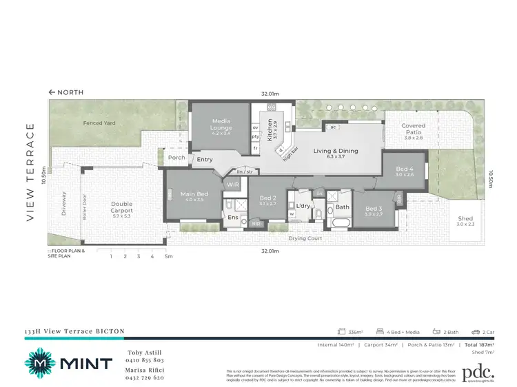 Floorplan of Homely house listing, 133H View Terrace, Bicton WA 6157