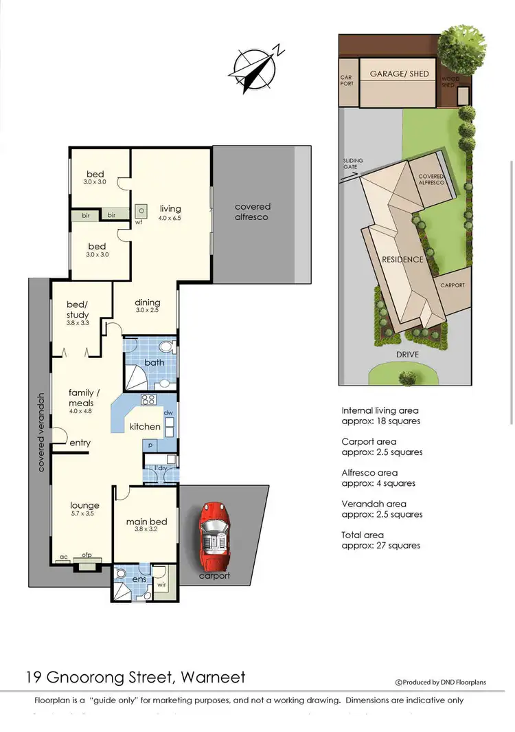 Floorplan of Homely house listing, 19 Gnoorong Street, Warneet VIC 3980