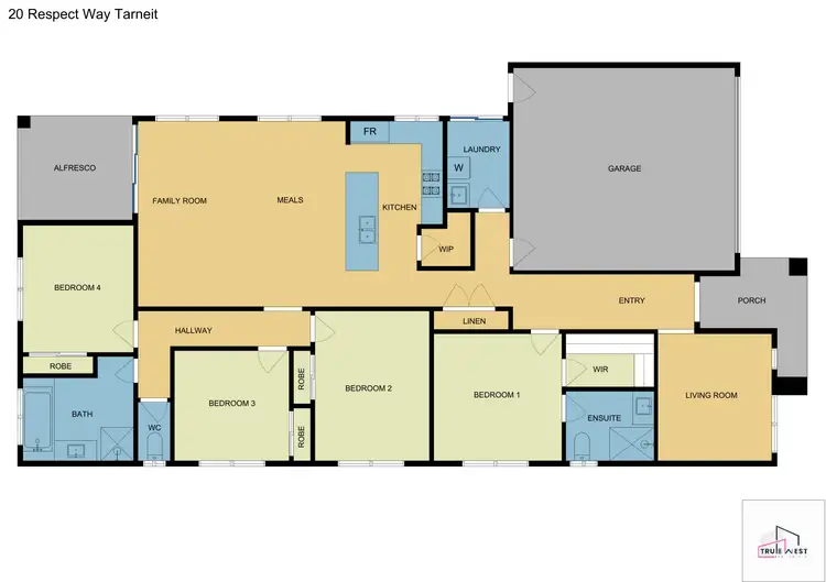 Floorplan of Homely house listing, 20 Respect Way, Tarneit VIC 3029