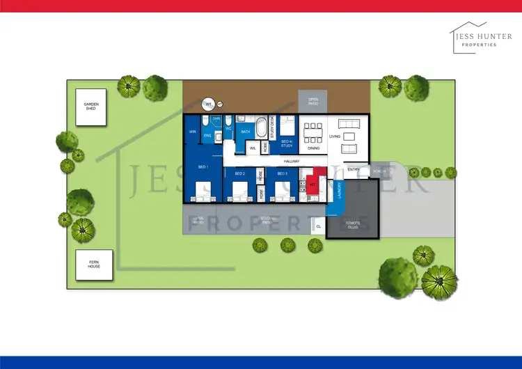 Floorplan of Homely house listing, 32 Elizabeth Drive, Bucasia QLD 4750