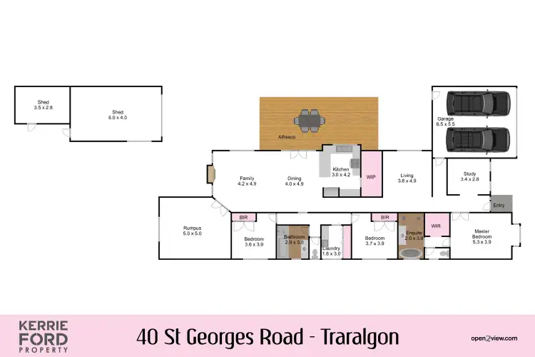 Floorplan of Homely house listing, 40 St Georges Road, Traralgon VIC 3844