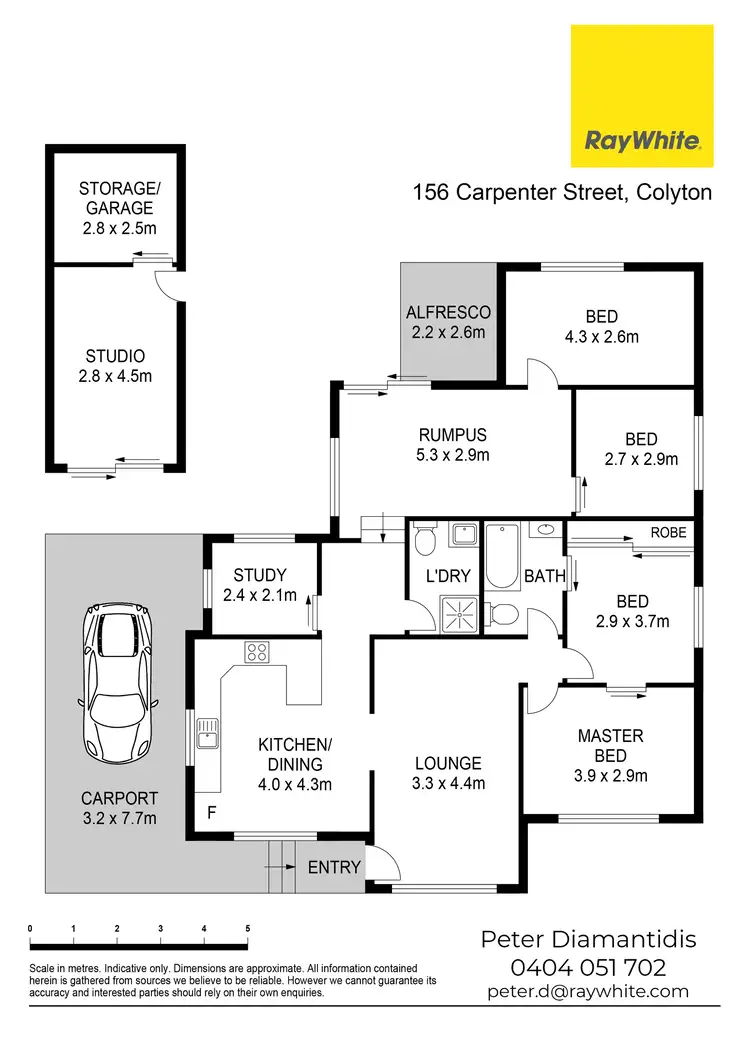 Floorplan of Homely house listing, 156 Carpenter Street, Colyton NSW 2760