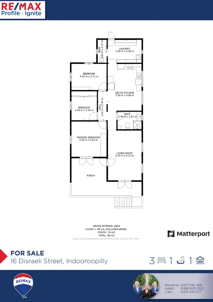 Floorplan of Homely house listing, 16 Disraeli Street, Indooroopilly QLD 4068
