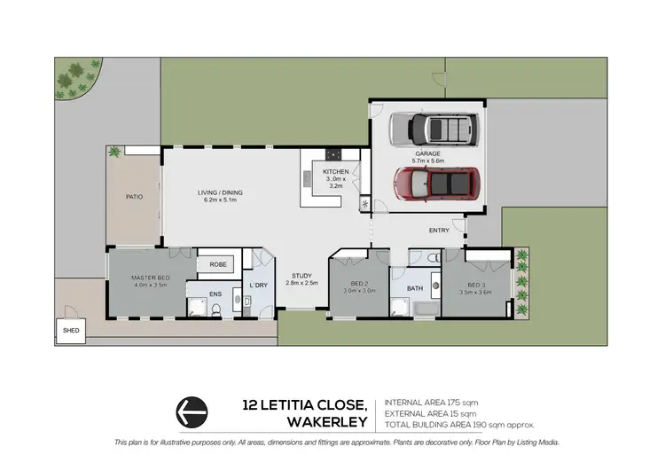 Floorplan of Homely house listing, 12 Letitia Close, Wakerley QLD 4154