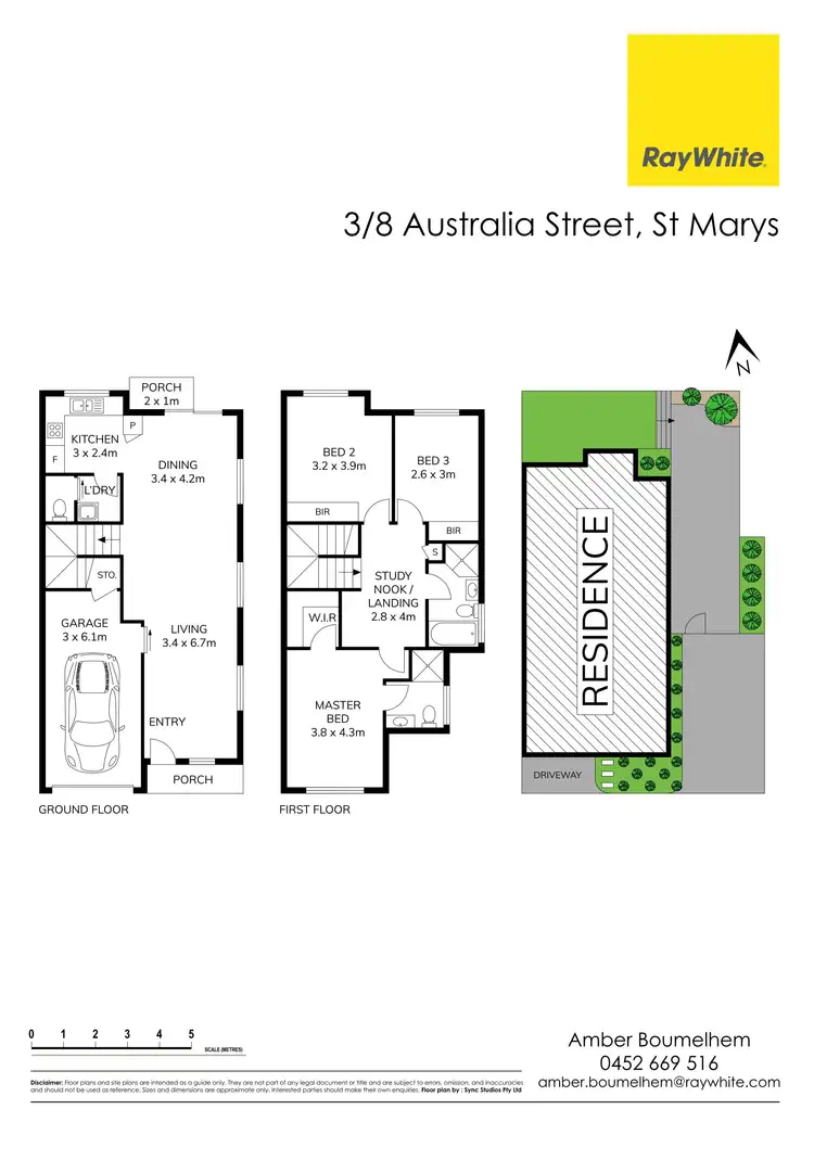 Floorplan of Homely townhouse listing, 3/8-10 Australia Street, St Marys NSW 2760