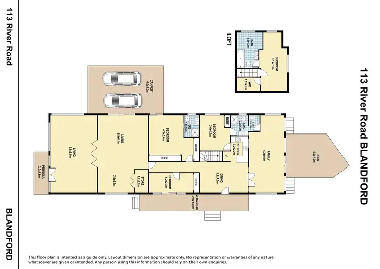 Floorplan of Homely rural property listing, 113 River Road, via Scone, Blandford NSW 2338