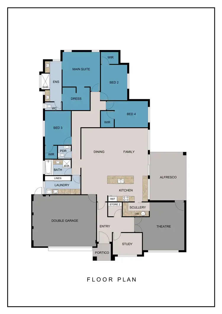 Floorplan of Homely house listing, 17 Hamelin Loop, Harrisdale WA 6112