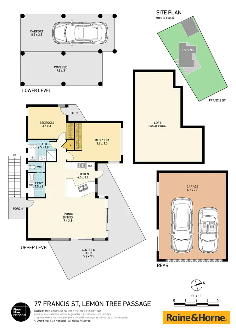 Floorplan of Homely house listing, 77 Francis Avenue, Lemon Tree Passage NSW 2319
