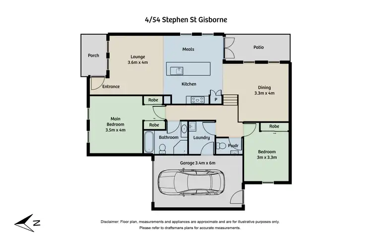 Floorplan of Homely house listing, 4/54 Stephen Street, Gisborne VIC 3437