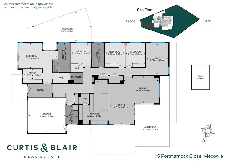 Floorplan of Homely house listing, 45 Portmarnock Close, Medowie NSW 2318