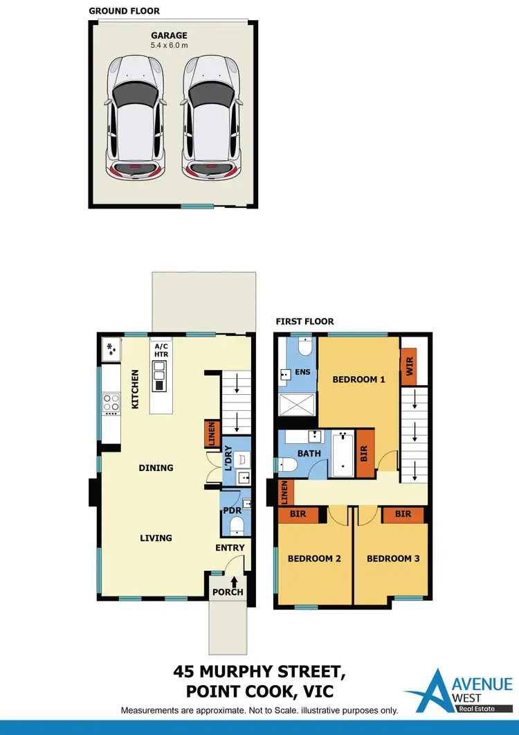 Floorplan of Homely house listing, 45 Murphy Street, Point Cook VIC 3030