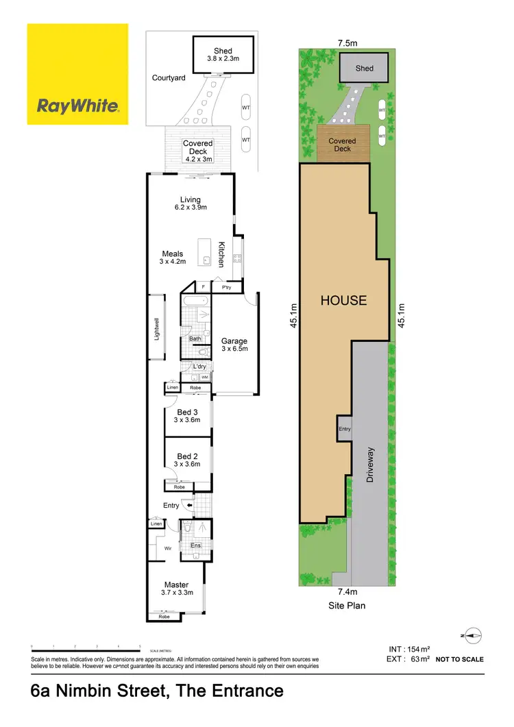 Floorplan of Homely semi-detached listing, 6a Nimbin Street, The Entrance NSW 2261