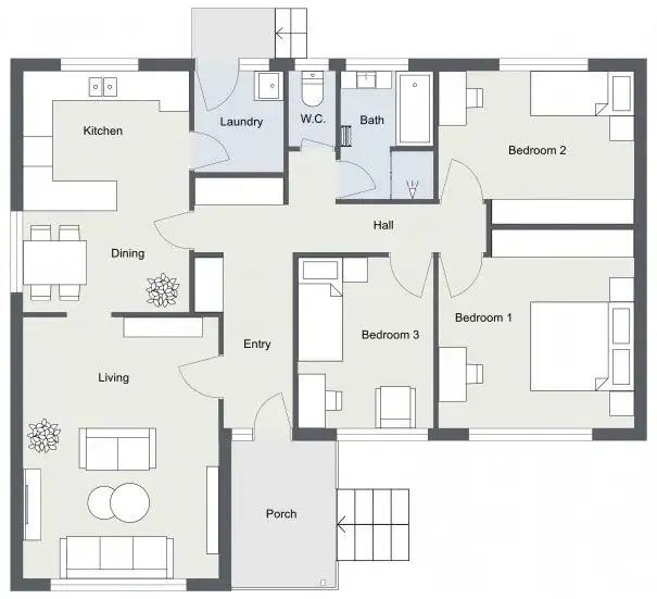 Floorplan of Homely house listing, 3 McClure Street, Evatt ACT 2617