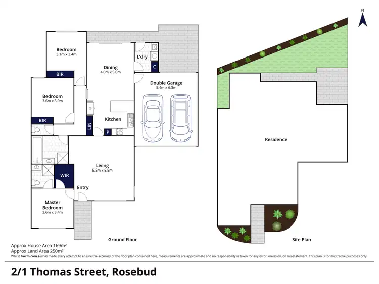 Floorplan of Homely house listing, 2/1 Thomas Street, Rosebud VIC 3939