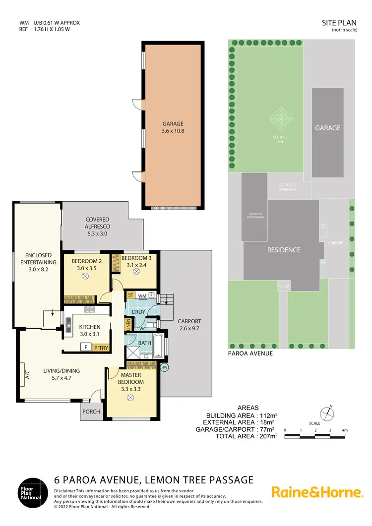 Floorplan of Homely house listing, 6 Paroa Avenue, Lemon Tree Passage NSW 2319