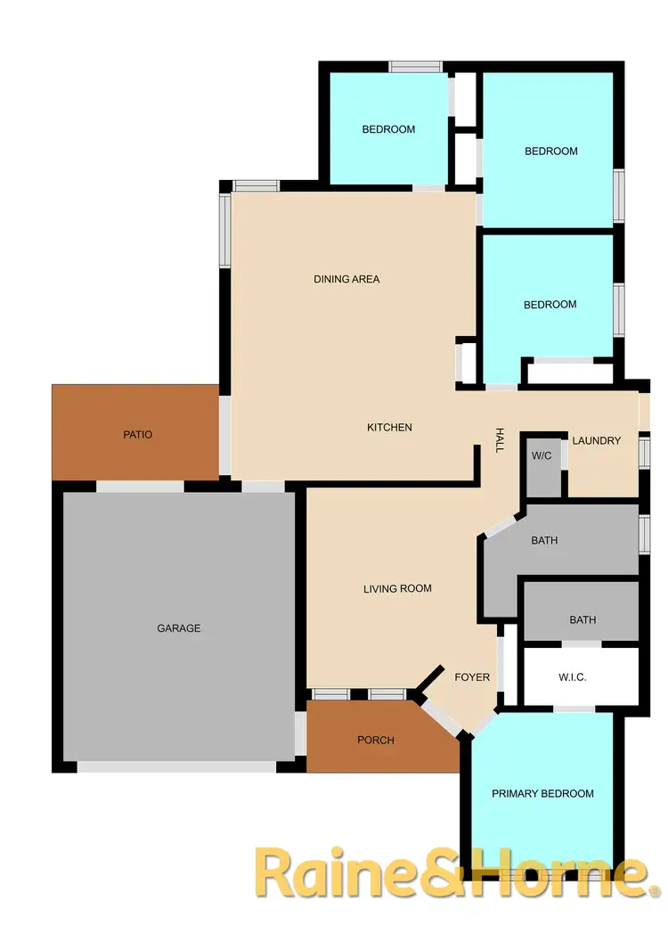 Floorplan of Homely house listing, 14 Thornett Place, Dubbo NSW 2830