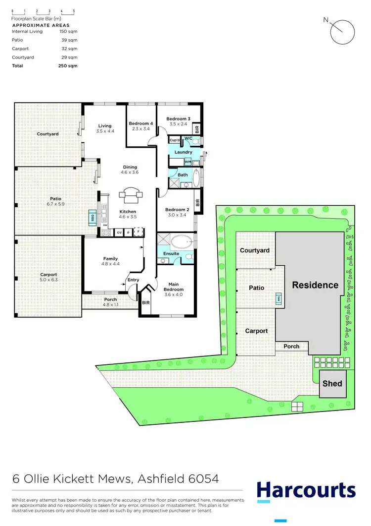 Floorplan of Homely house listing, 6 Ollie Kickett Mews, Ashfield WA 6054