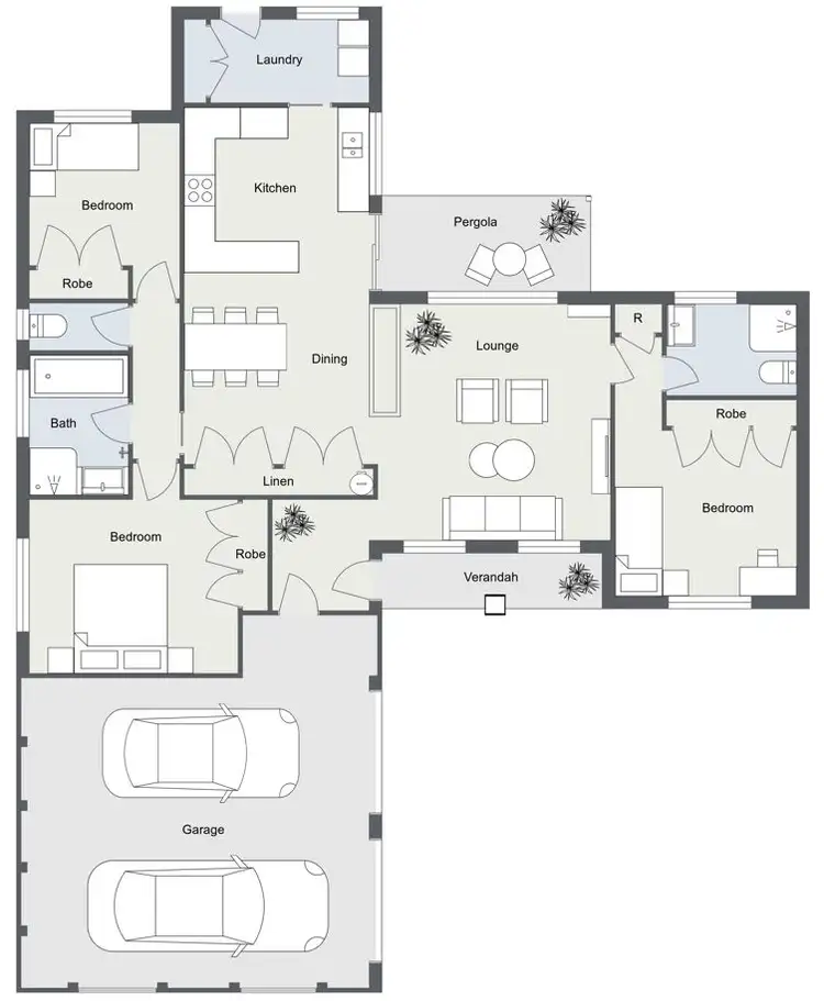 Floorplan of Homely house listing, 3 Figg Place, Palmerston ACT 2913