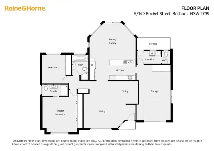 Floorplan of Homely unit listing, 5/149 Rocket Street, Bathurst NSW 2795